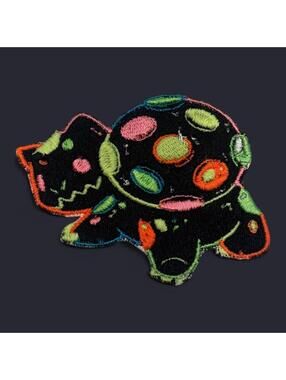 Pokémon Bulbasaur Disco Ball Embroidery Patch – Adorable Pokémon Collectible!